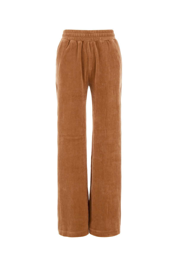Chloé OUTER SHELL: 80% COTTON 20% POLYAMIDE MAIN LINING: 100% COTTON trousers in beige