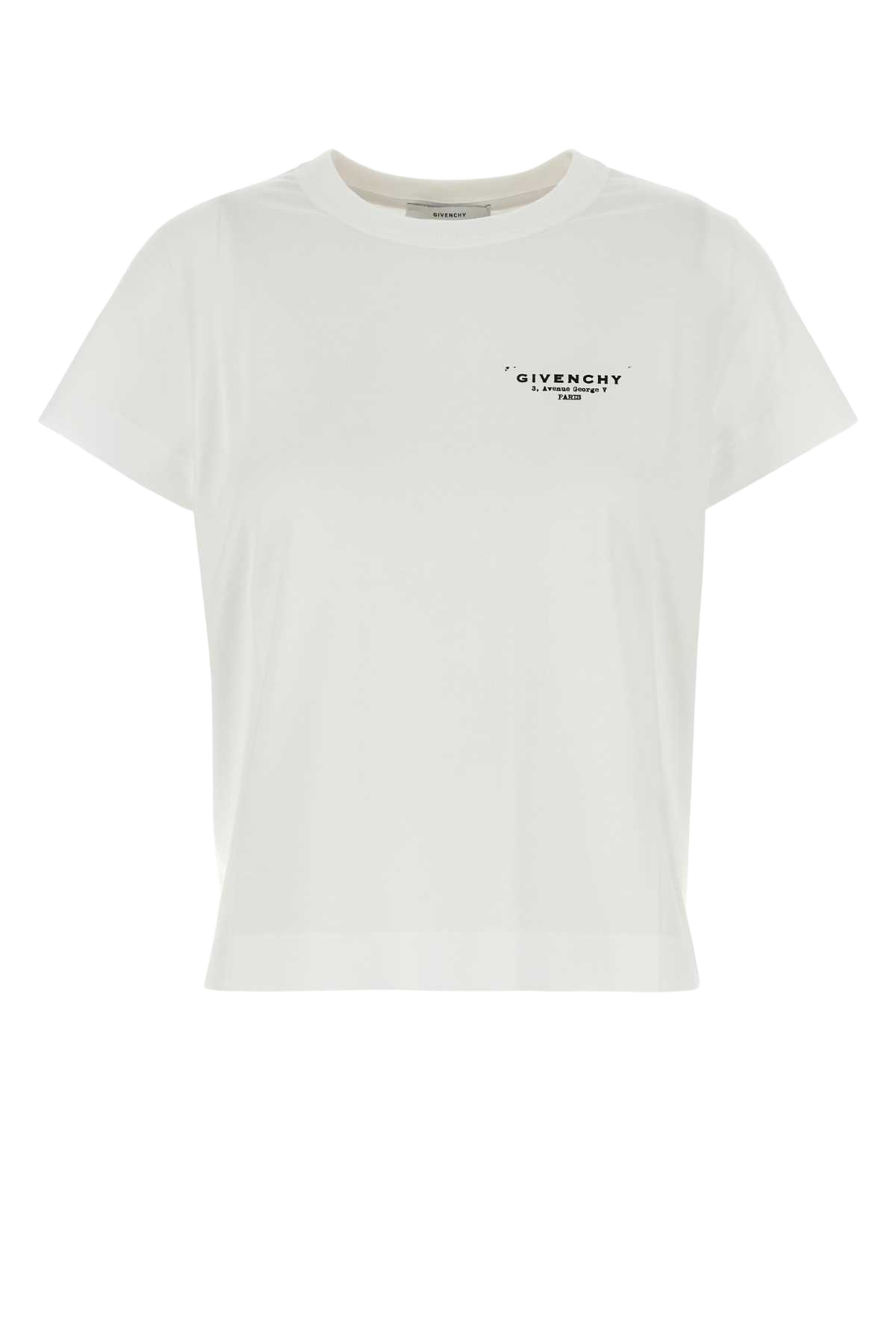 White Cotton T-Shirt Exterior