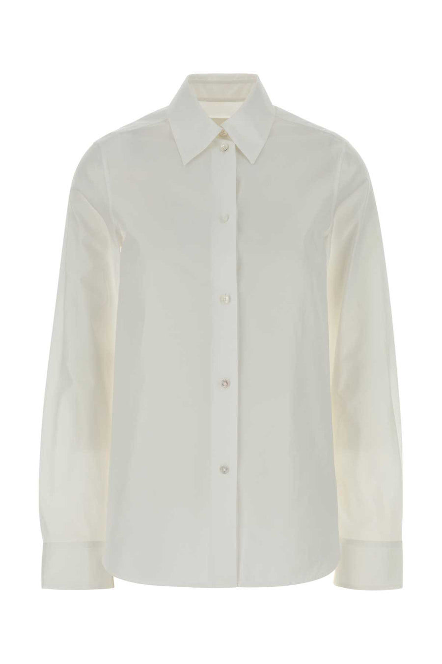 Jil Sander 100% cotton shirt in white