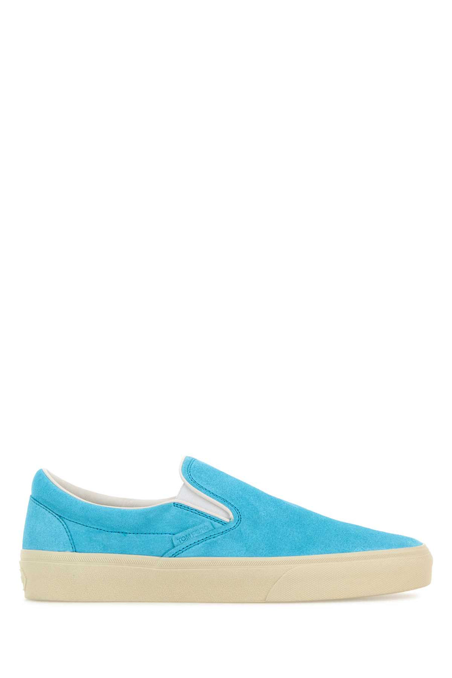 Tom Ford Upper: 100% Calf Leather sneaker in blue