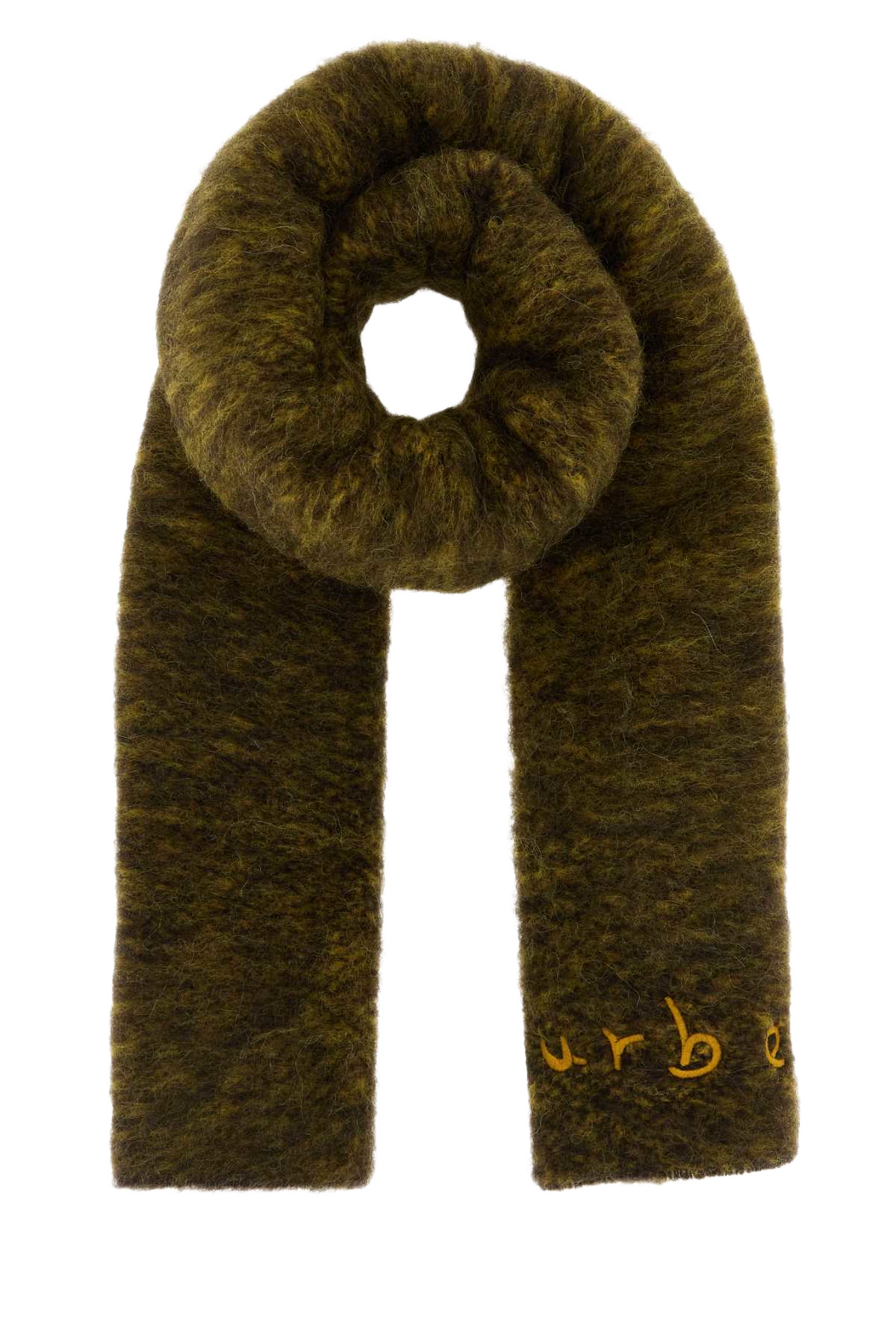 Two-Tone Alpaca Blend Scarf Crownyellowtreacle Sciarpe E Foulard