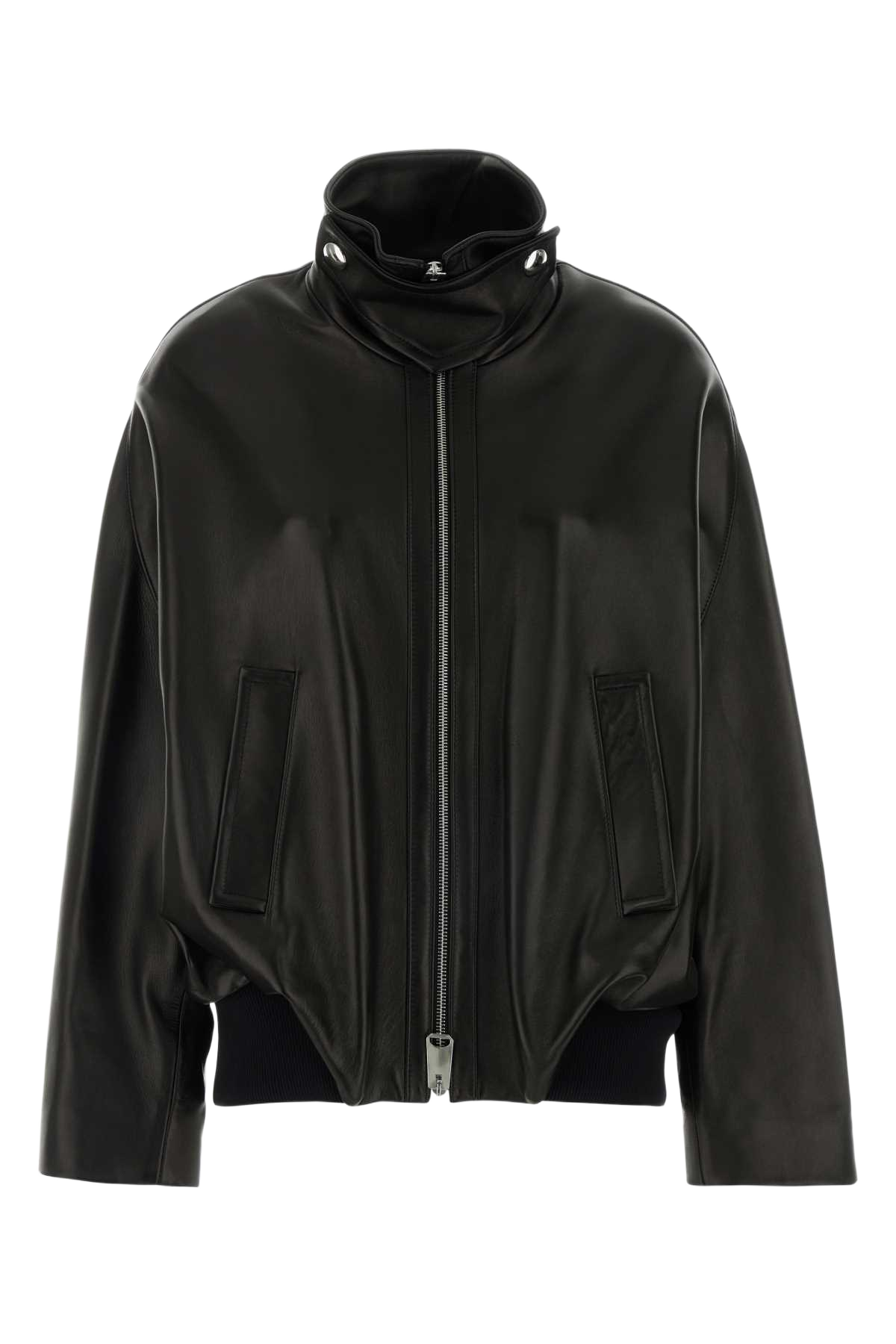Black Leather Hamett Jacket Lamb Giacche E Gilet