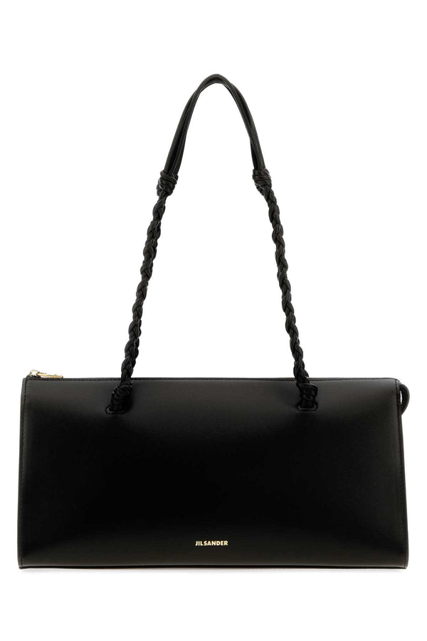 Jil Sander 100% Calf shoulder bag in black