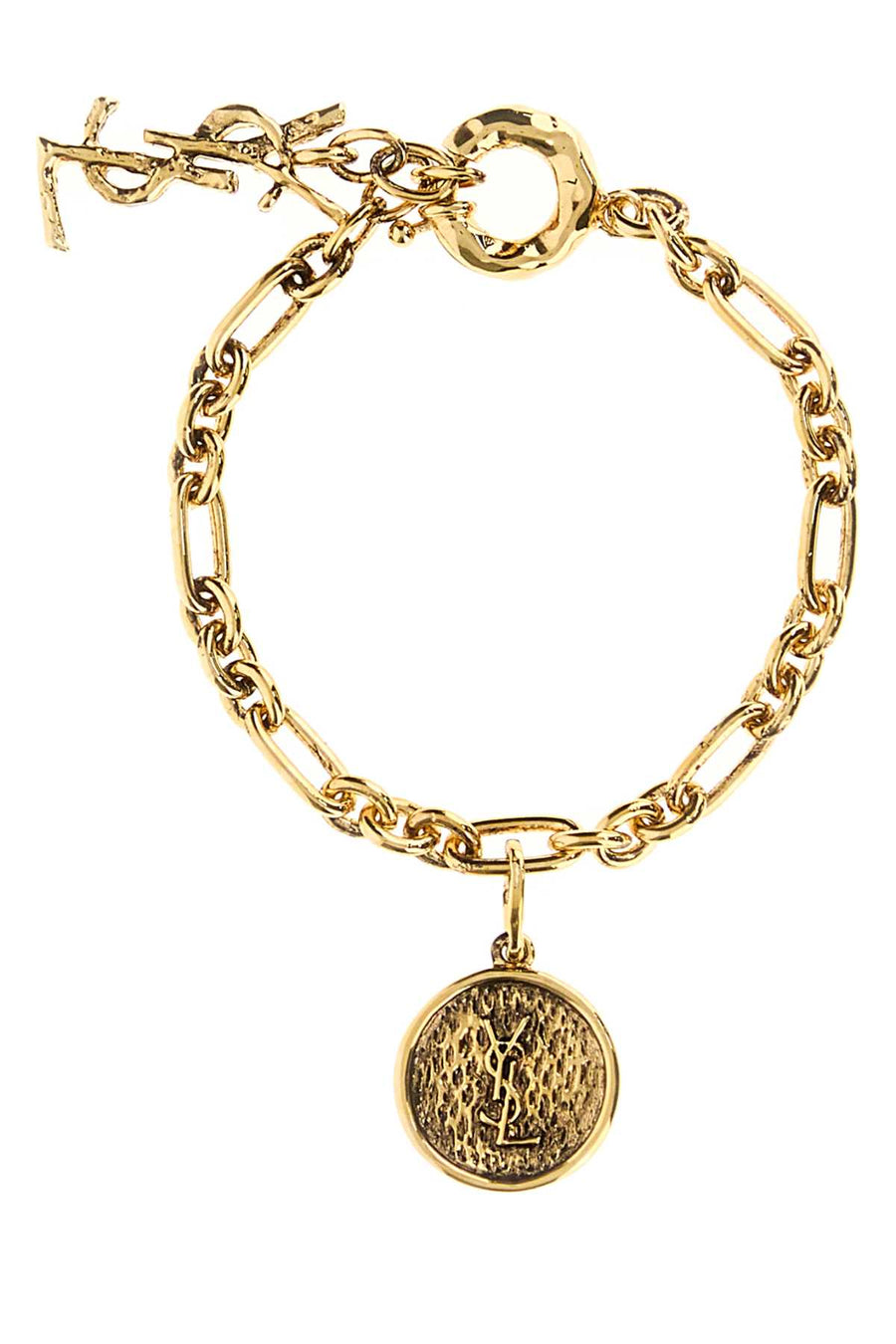 Bracelet Medaille Ca Or1npatiné Bracciali