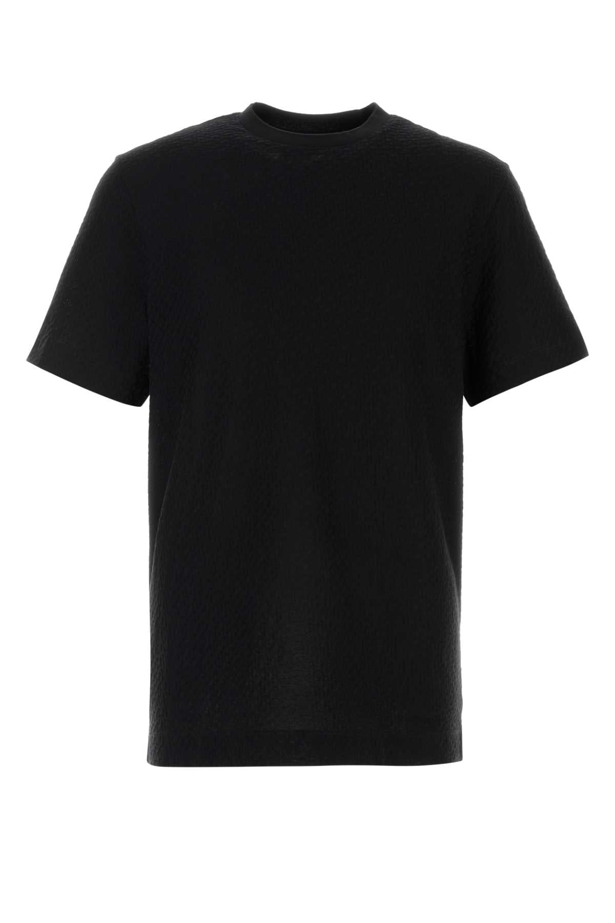 Black Cotton T-Shirt