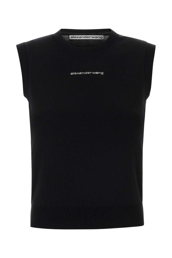 Alexander Wang 39% Cupro tank top in black