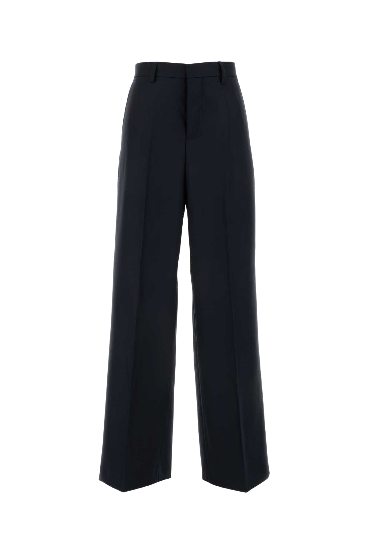Midnight Blue Wool Pant Navyblue Exterior: Virgin Pantaloni