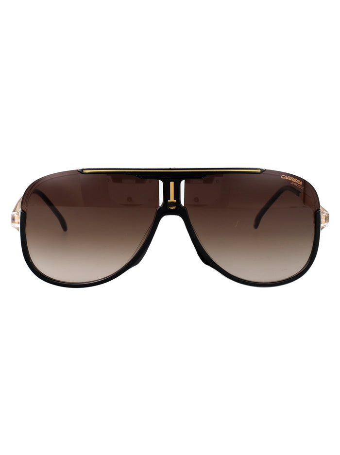 Carrera 1059-S 2m2 Black Gold Polyamide Inj-gril. Sunglasses