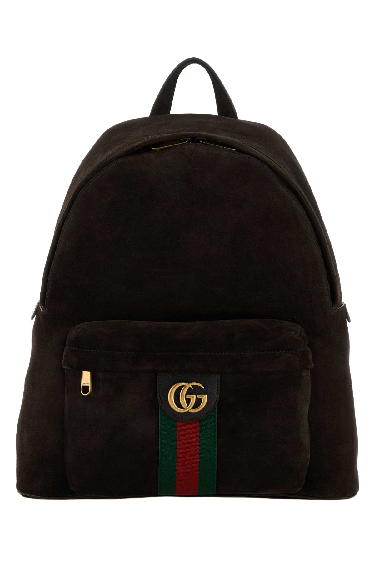 Dark Brown Suede Medium Ophidia Backpack 2043 Zaini