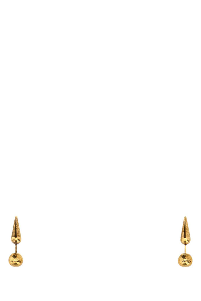 Gold Metal Earrings Orecchini