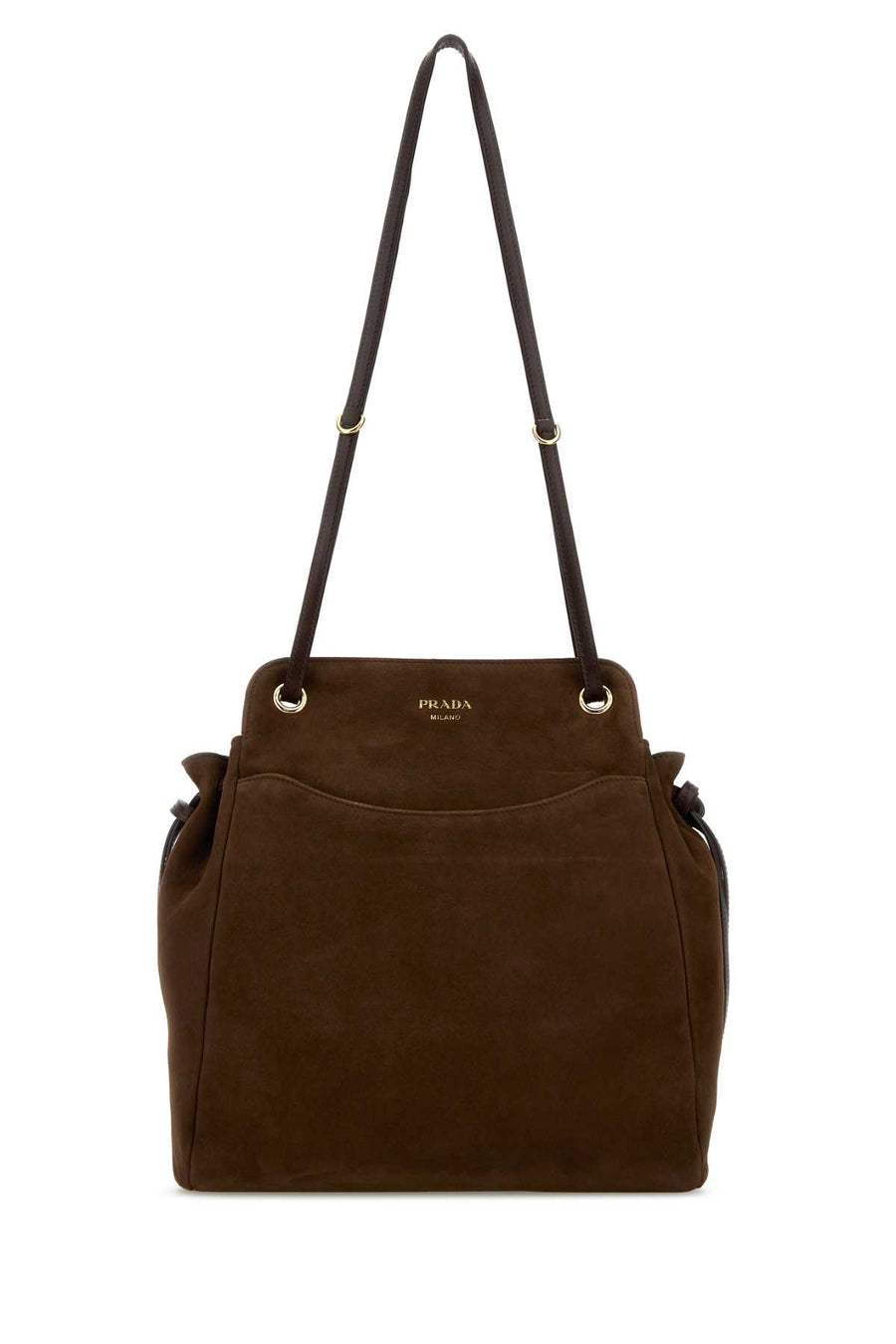 Prada Exterior: 100% Suede shoulder bag in brown