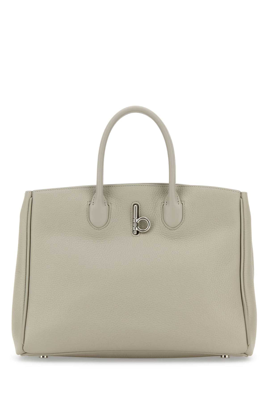 Burberry 100% calf grain leather (Bos Taurus) tote bag in beige