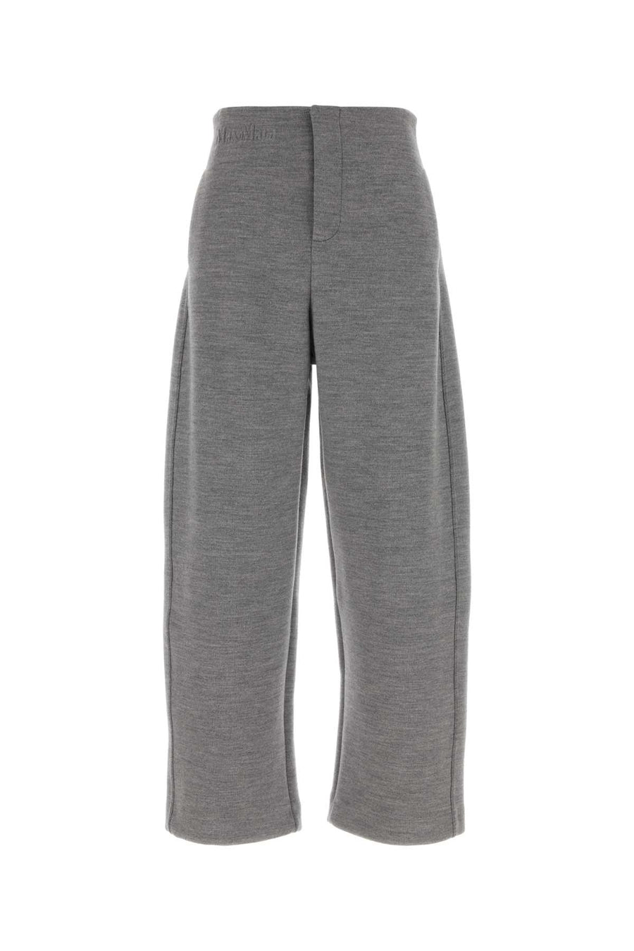 Max Mara 46% Wool trouser in gray