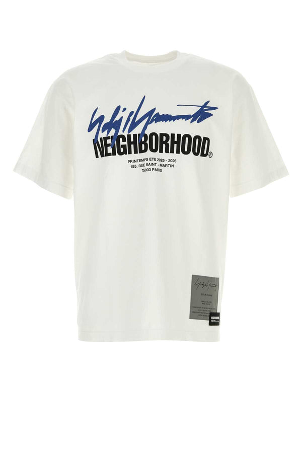 Yohji Yamamoto 100% Cotton t-shirt in white