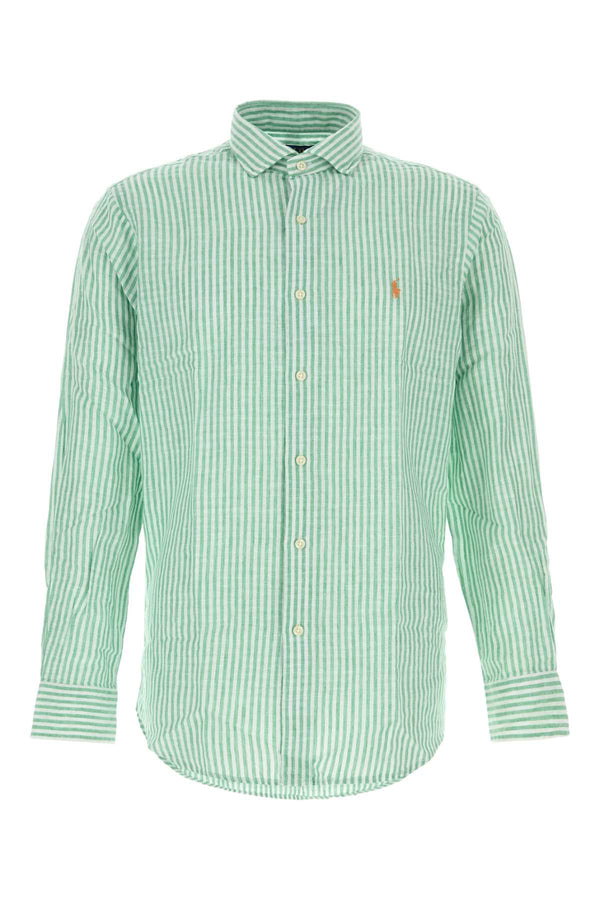 Polo Ralph Lauren 55% Linen shirt in green