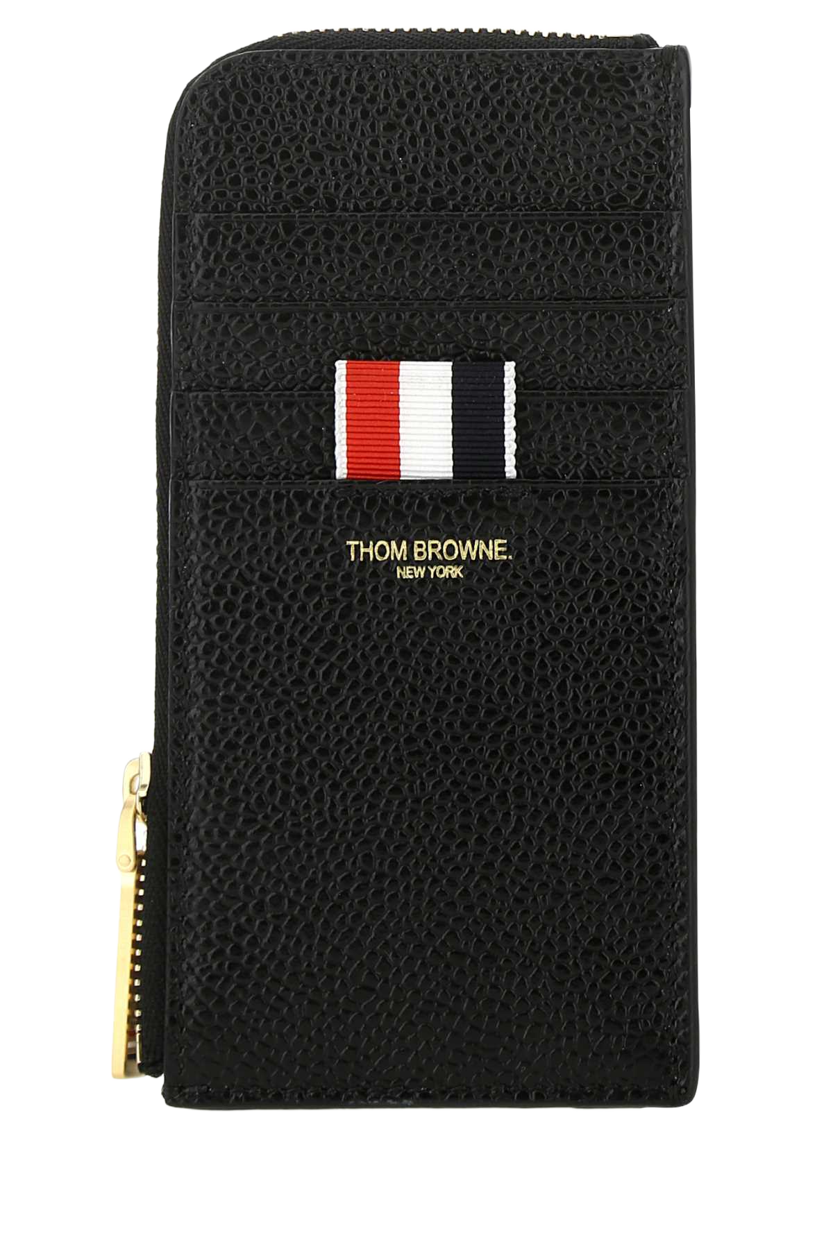 Black Leather Coin Purse 001 Portafogli