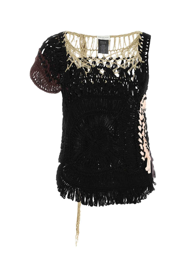 Dries Van Noten 100% Cotton sweater in black