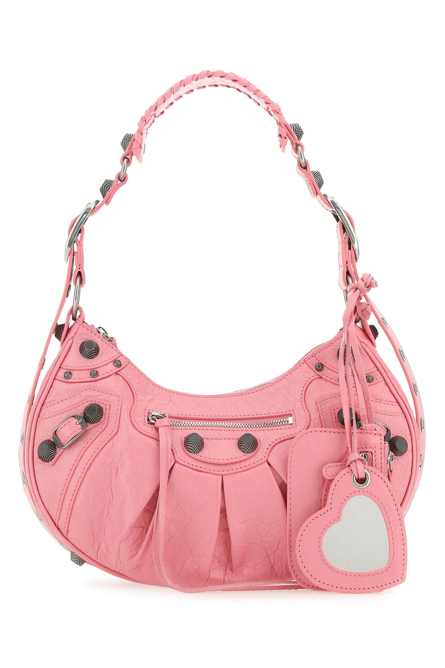 Balenciaga 100% Leather shoulder bag in pink