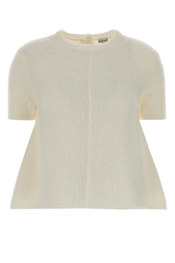 Loewe 65% Mohair sweater in white