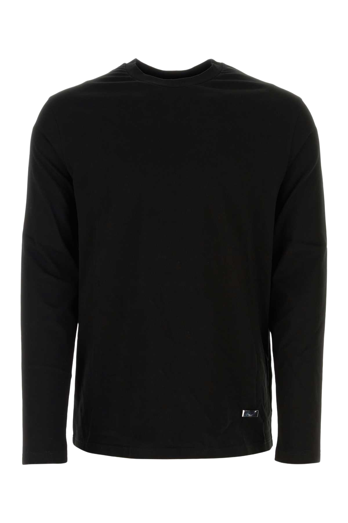 Black Cotton T-Shirt 001 Exterior