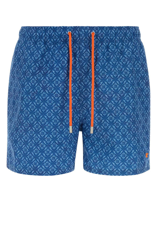 Gallo Exterior: 100% Recycled Polyester; Lining: 100% Polyester swimming shorts in blue