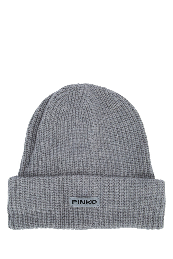 Pinko CUFFIA beanie in gray