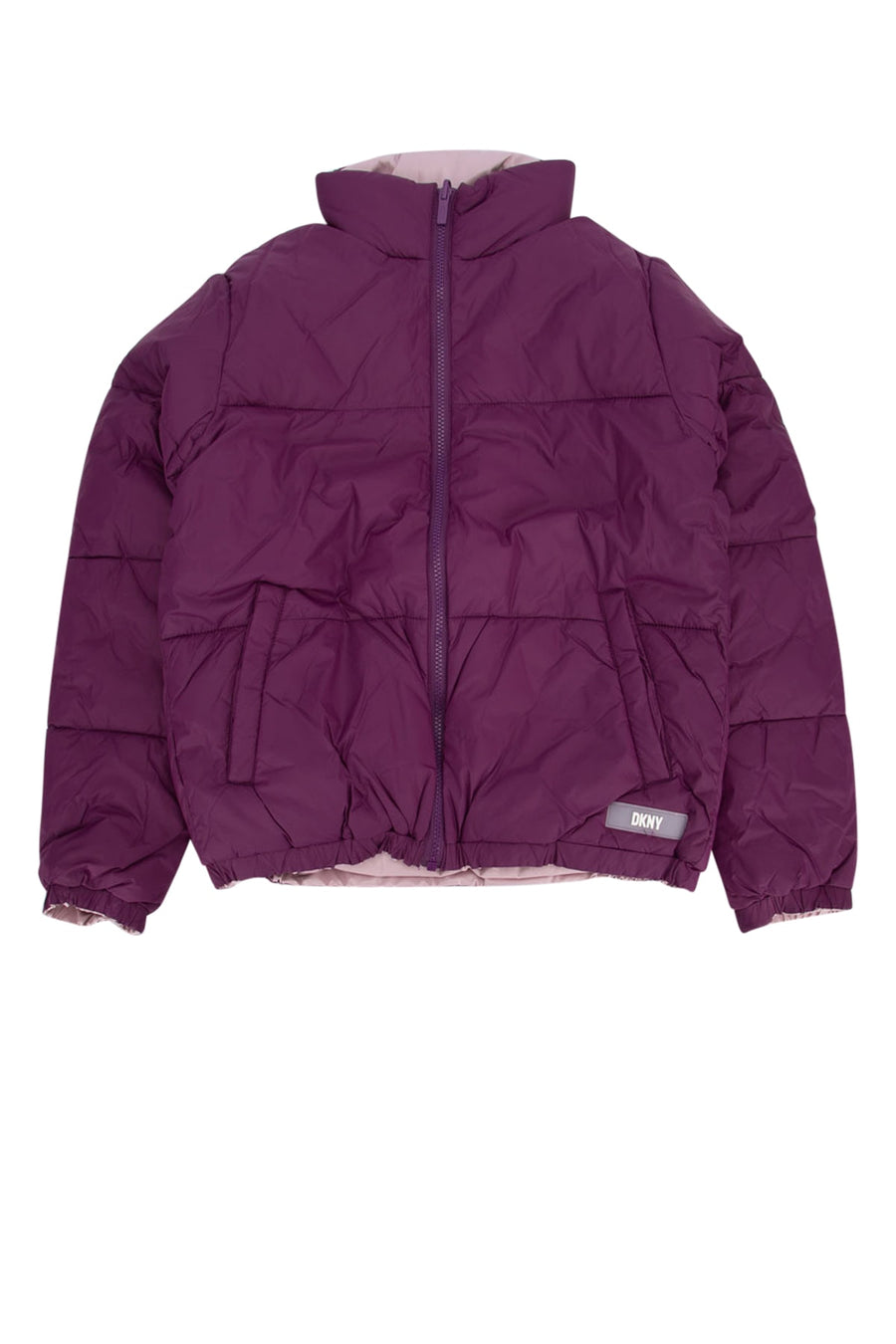 Dkny Junior Nylon outer down jacket in purple
