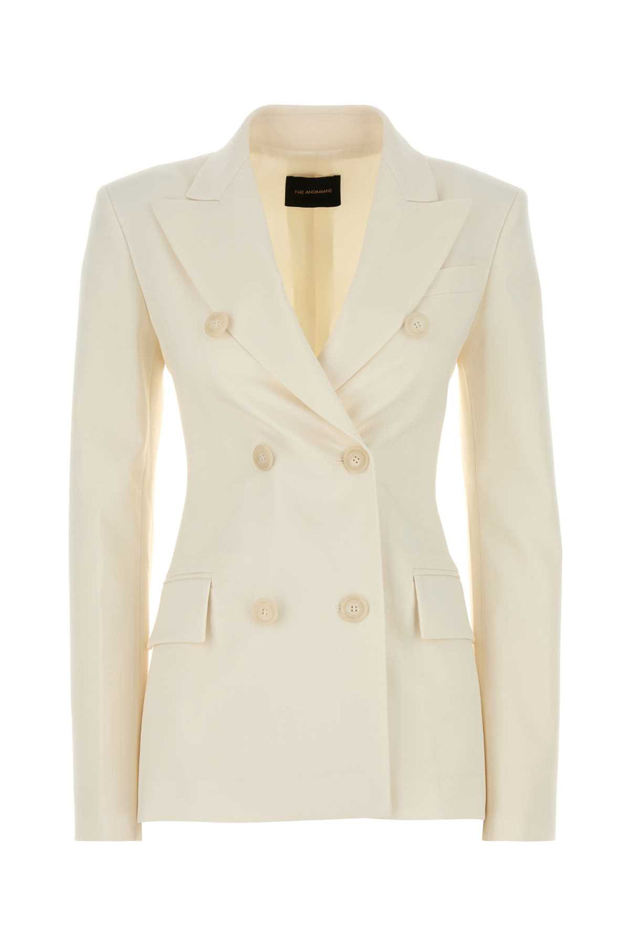 The Andamane Exterior: 55% Polyester blazer in beige