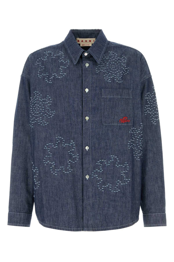 Marni 100% Cotton shirt in blue