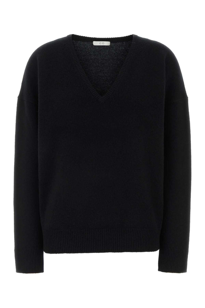 Black Cashmere Sweater Exterior: Maglieria