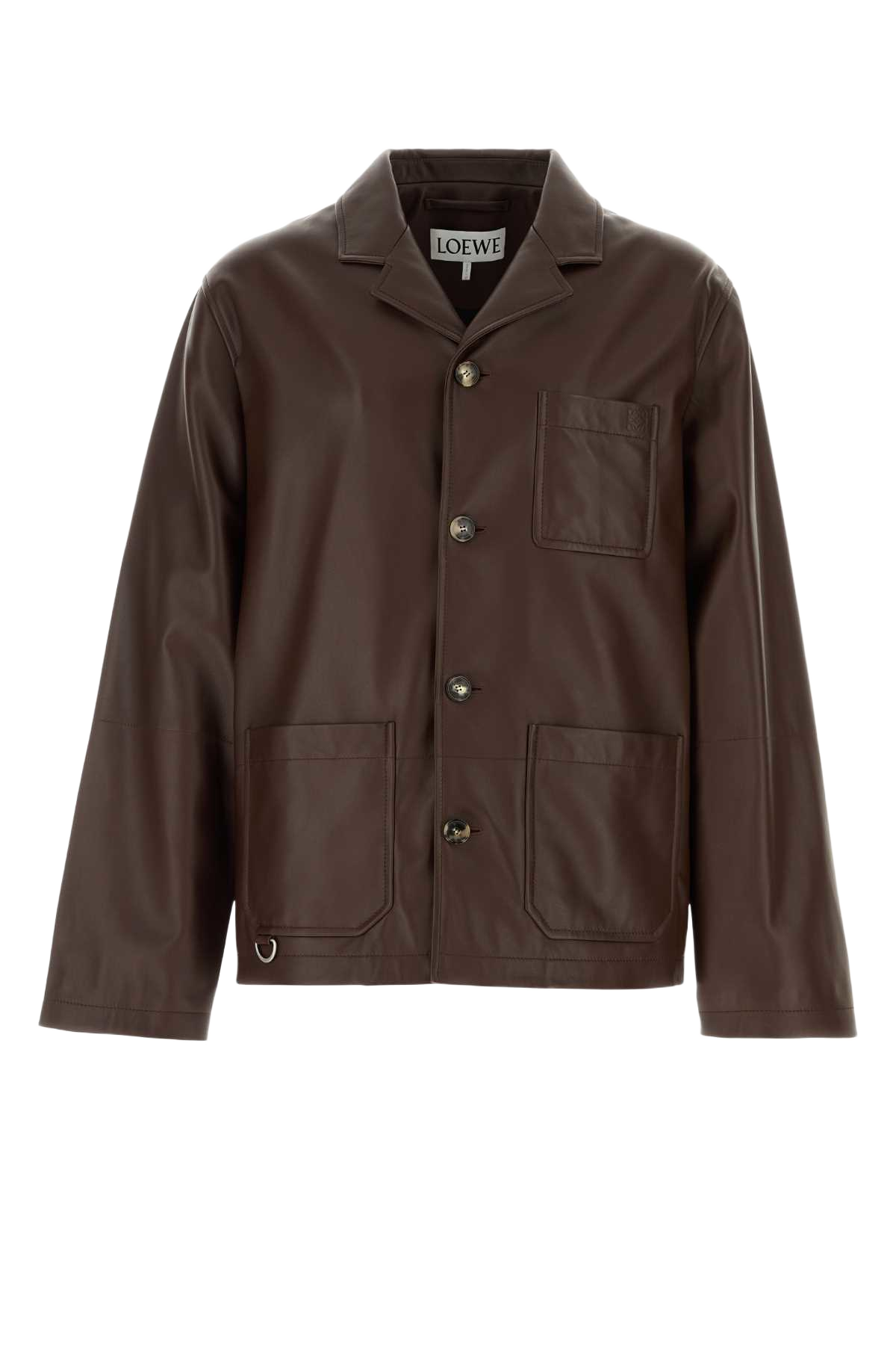 Chocolate Leather Jacket Darkchocolate Giacche E Gilet