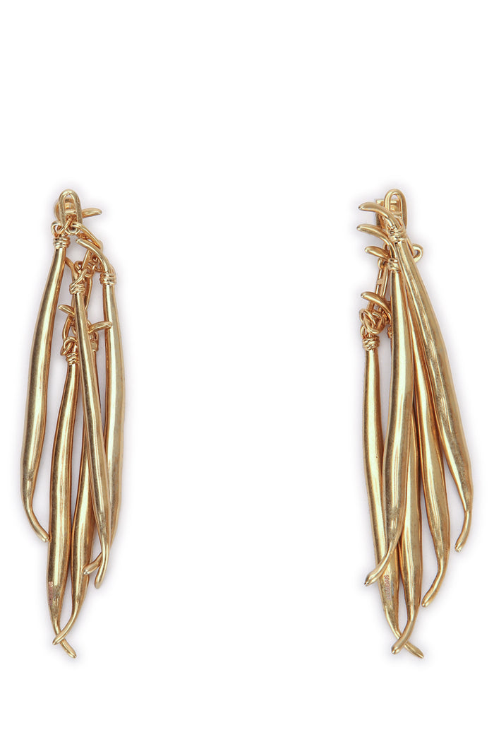 Les Boucles Haricots Gold Principal:brass Aluminium Orecchini