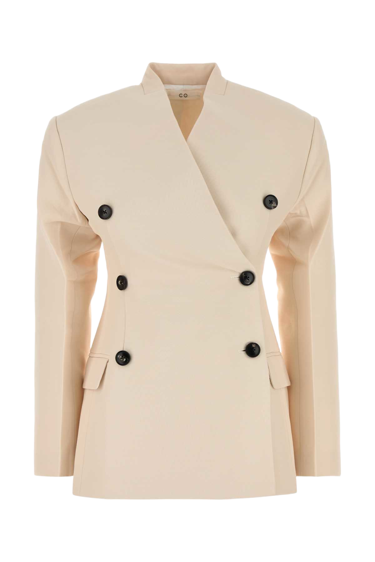 Light Pink Viscose Blend Blazer Giacche E Gilet