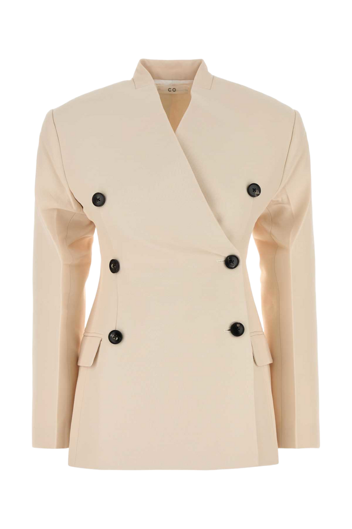 Light Pink Viscose Blend Blazer Giacche E Gilet