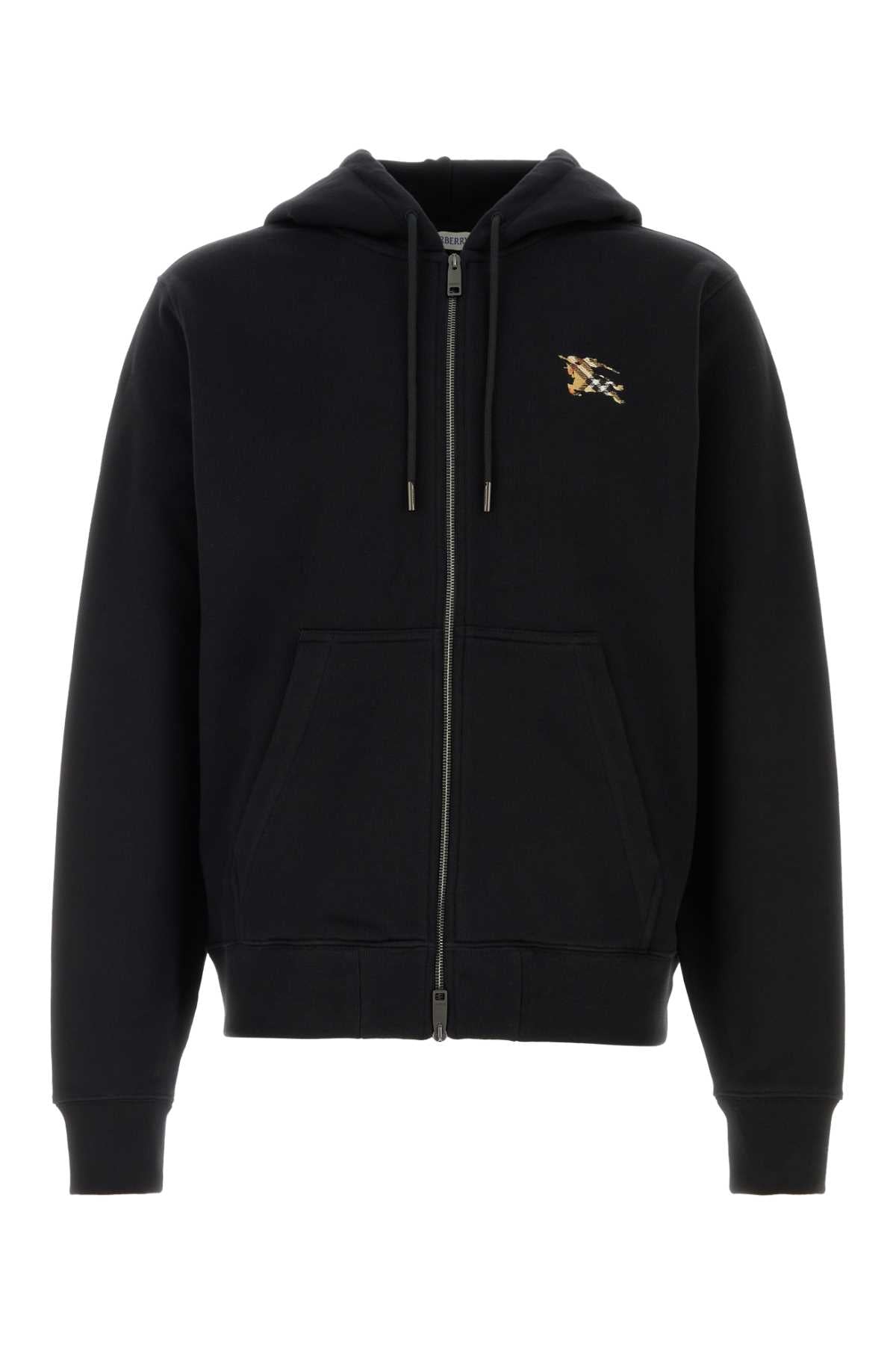 Black Cotton Felpe