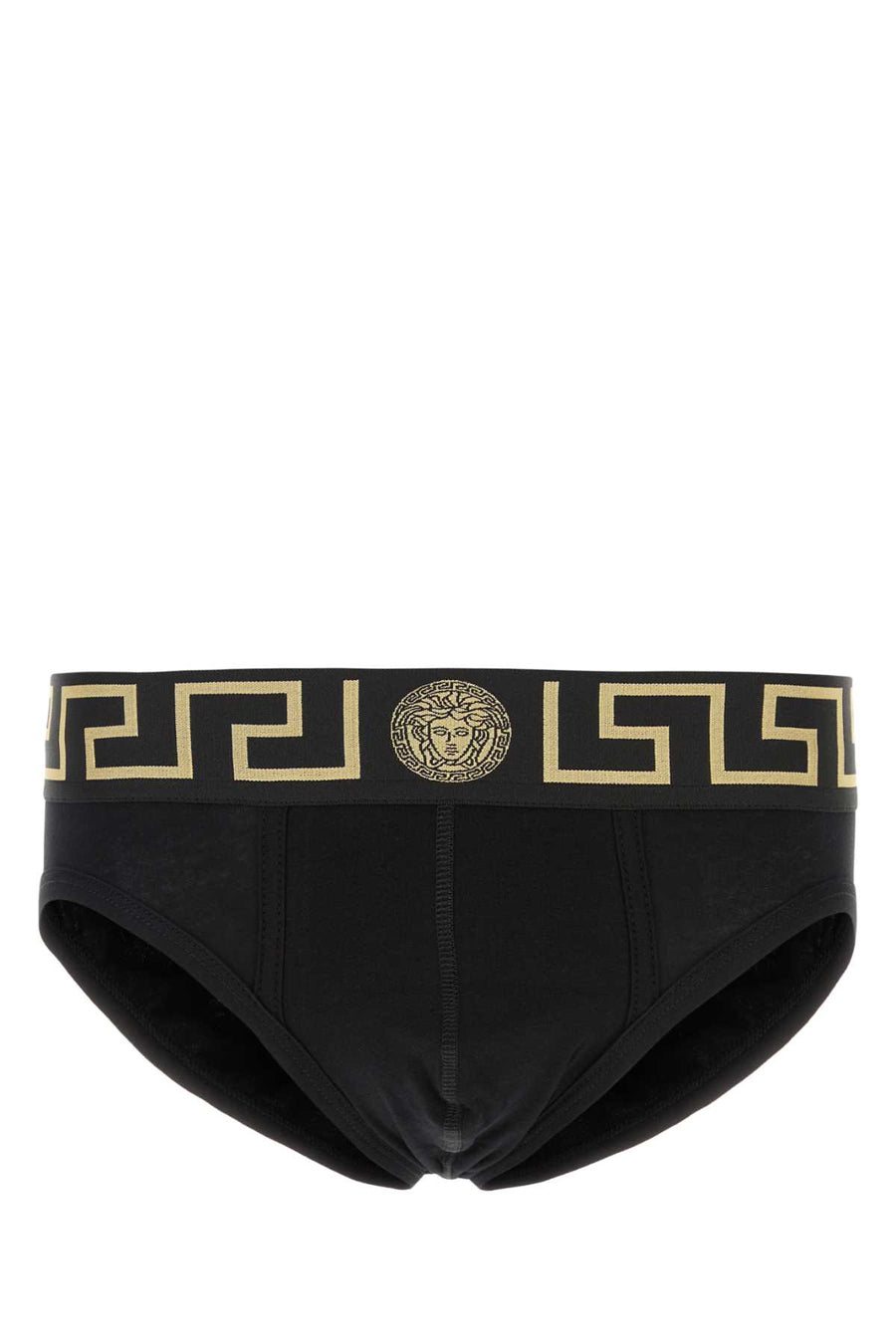 Versace Slip Outer fabric: 94% Cotton brief in black