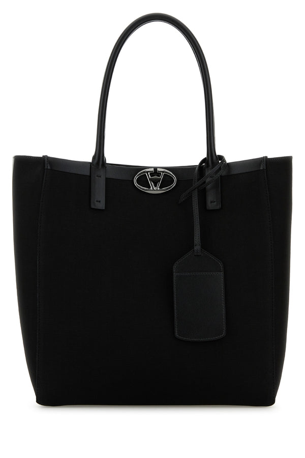 Valentino Garavani 100% cotton tote bag in black