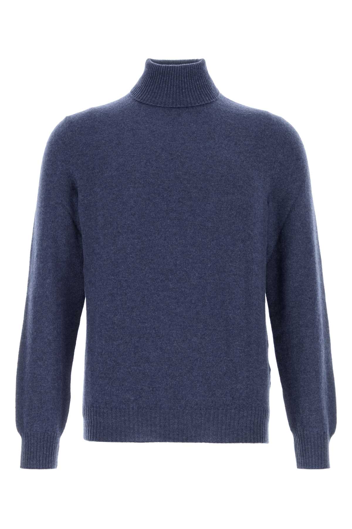 Air Force Blue Cashmere Sweater Abisso Exterior: Maglieria