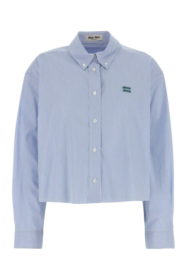 Miu Miu 100% Cotton shirt in blue