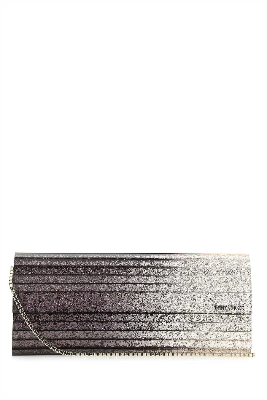Jimmy Choo Exterior: 100% Acrylic clutch in black