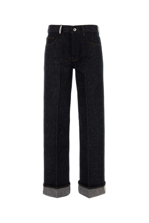 Burberry 71% Cotton jeans in blue