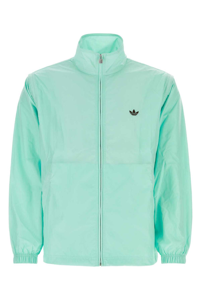 Sea Green Nylon Adidas X Wales Bonner Windbreaker Clearmint Exterior: Giubbini