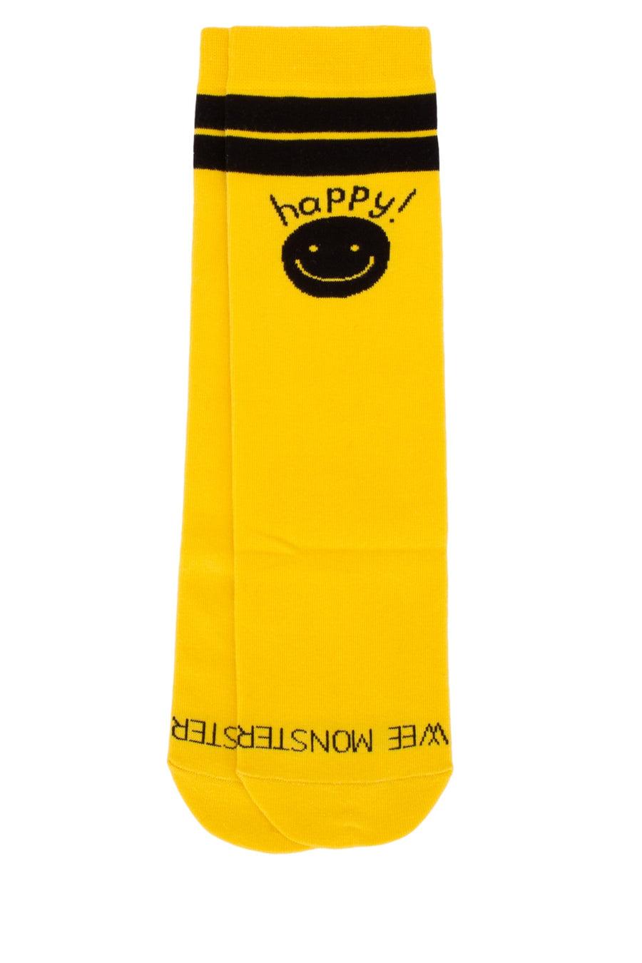 Wee Monster 100% Cotton socks in yellow