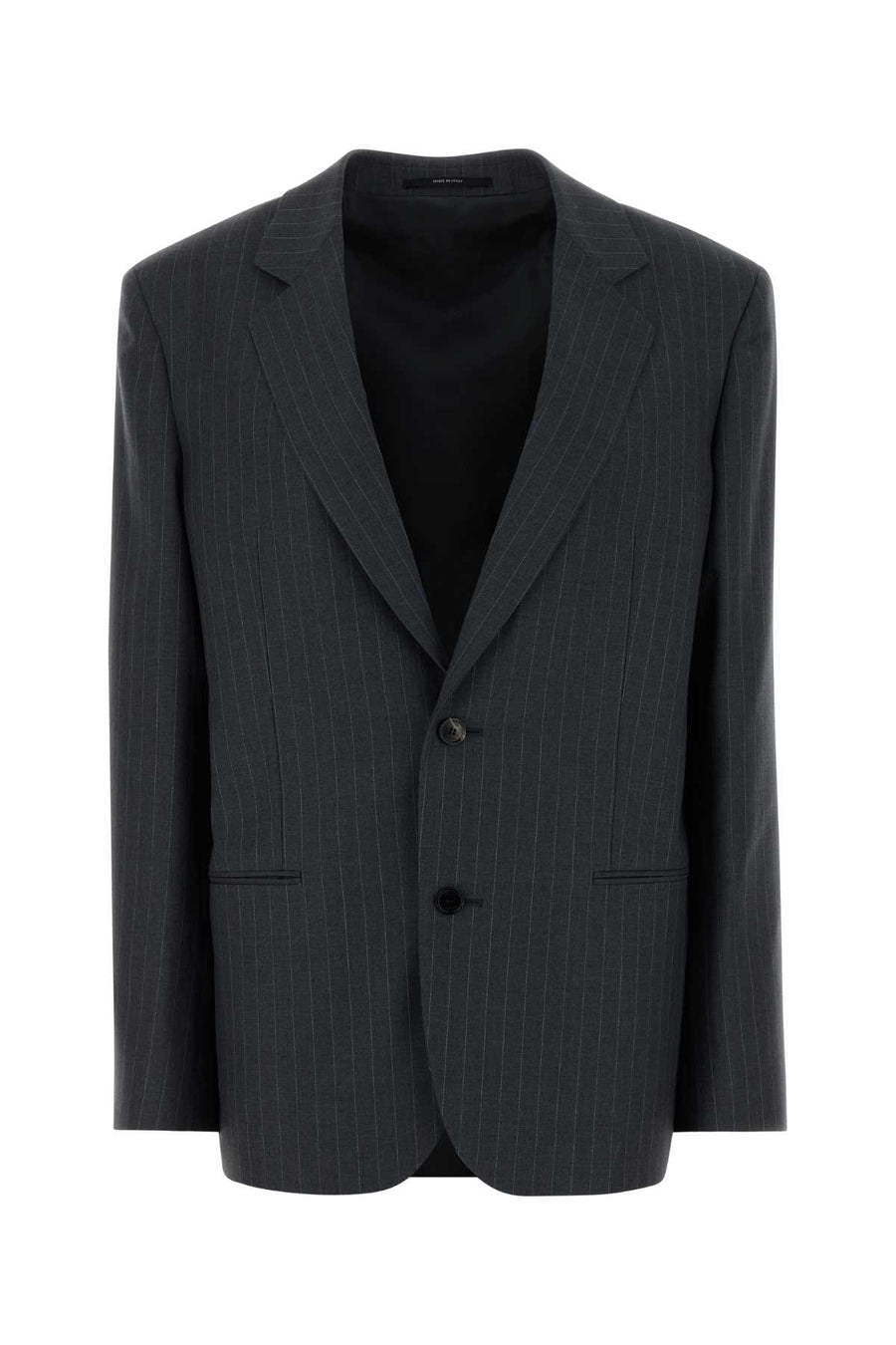 Gucci Exterior: 100% Wool blazer in gray