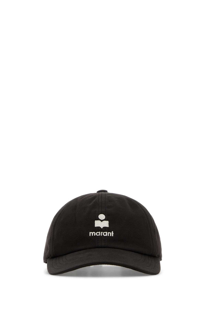 Black Cotton Tomas Baseball Cap Faded Cappelli E Fasce Per Capelli