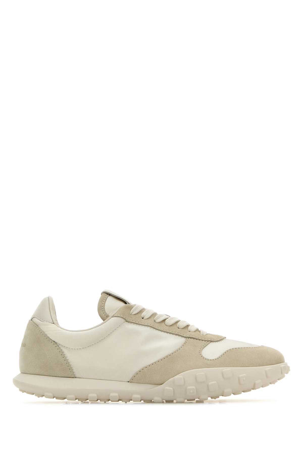 Jil Sander Sneaker Exterior: 100% Fabric 100% Suede Interior: 100% Fabric Sole: Rubber sneaker in beige