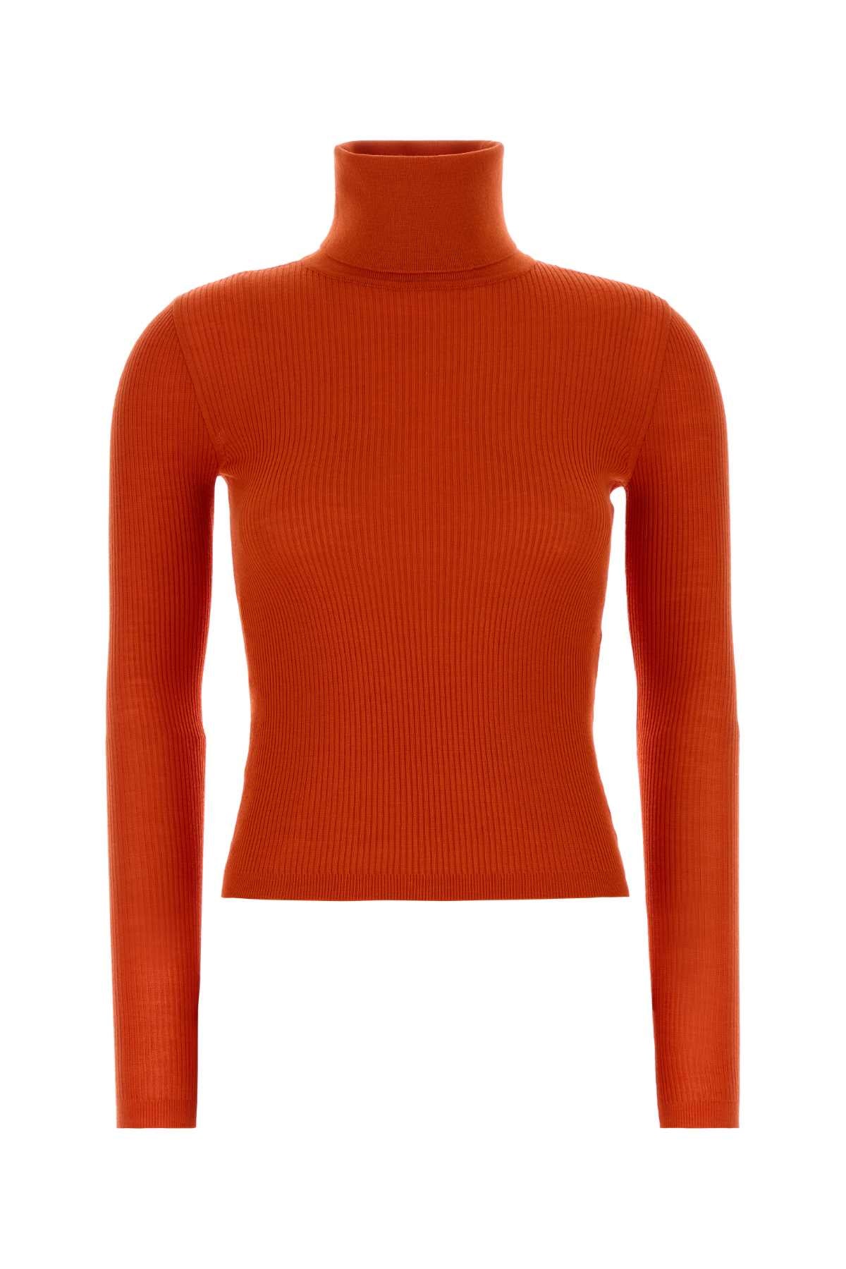 Orange Exterior: Cashmere Wool Silk Maglieria