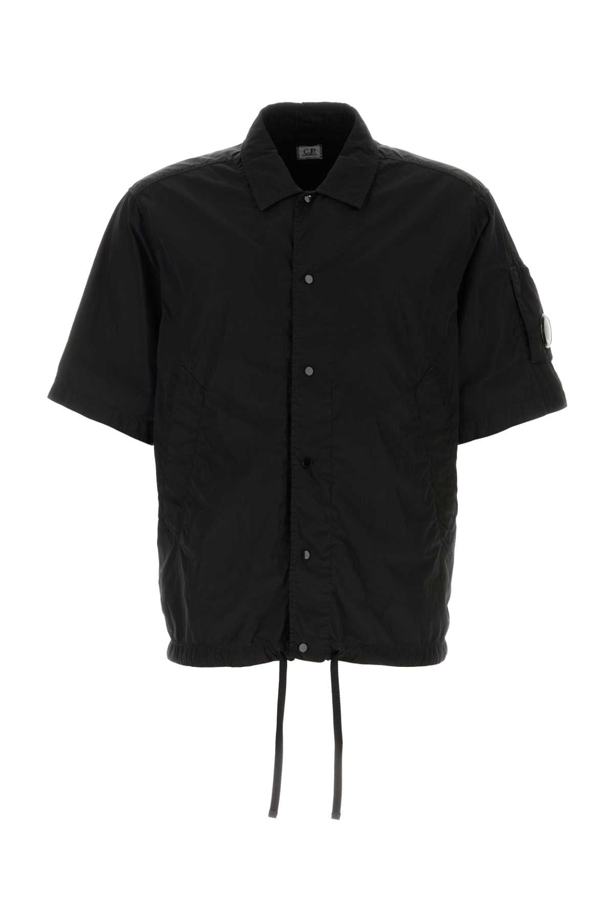 Black Nylon Shirt Exterior: Camicie