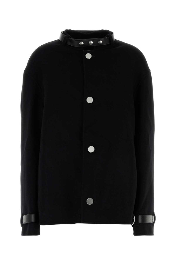 Jil Sander Jacket 100% Cashmere coat in black