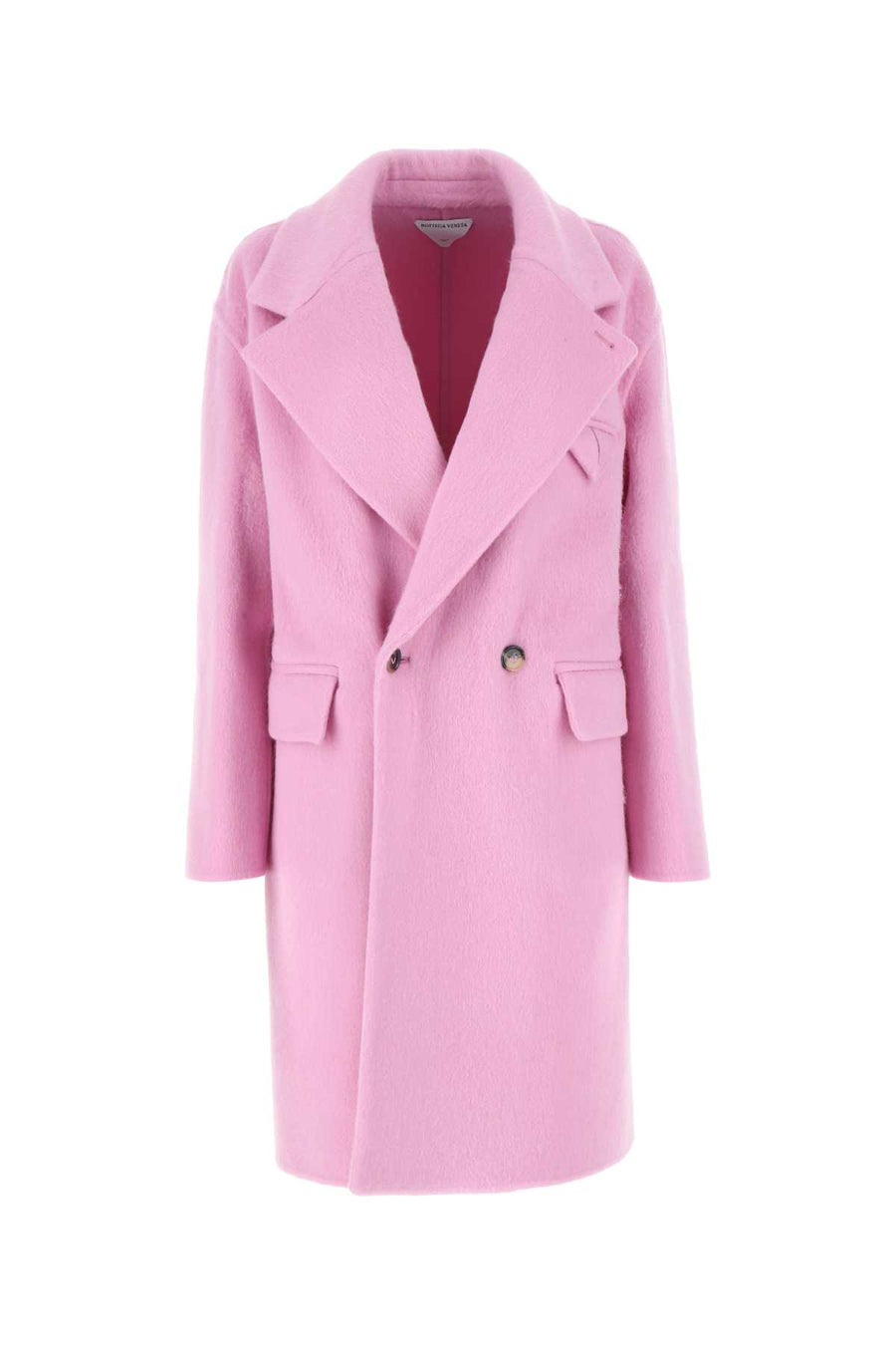 Bottega Veneta 65% Wool coat in pink